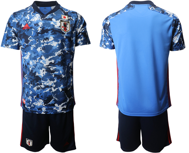 Men 2020-2021 Season National team Japan home blue Soccer Jersey